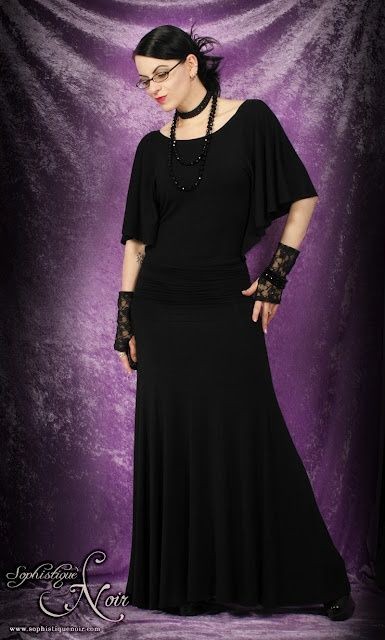 Formal goth dress