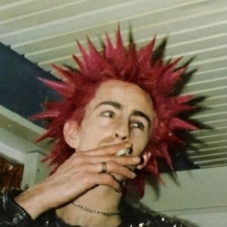 Punk Boy Cigarettes Red Hair